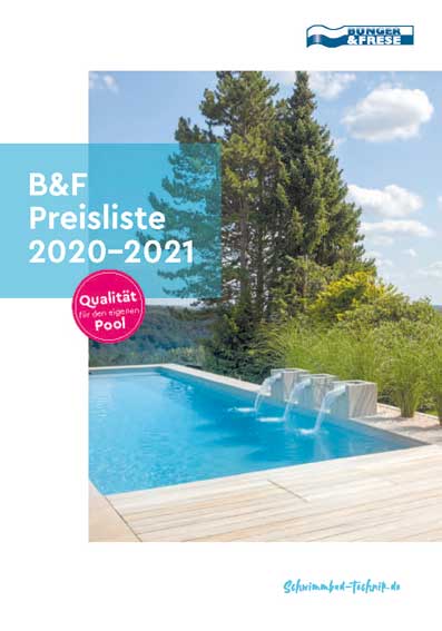 Cover B&F Preisliste 2020-2021